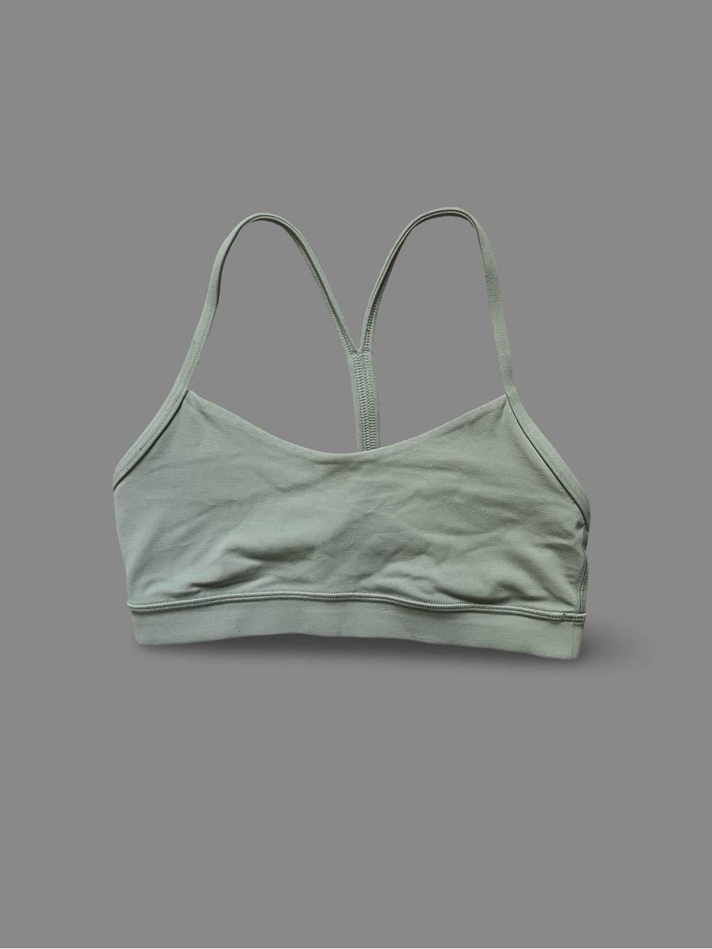 lululemon athletica Light Sage Green Thin-Strap Sports Bralette